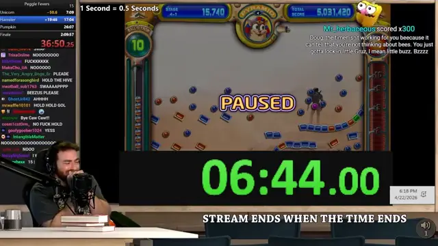 Stream ends when my custom timer reaches zero
