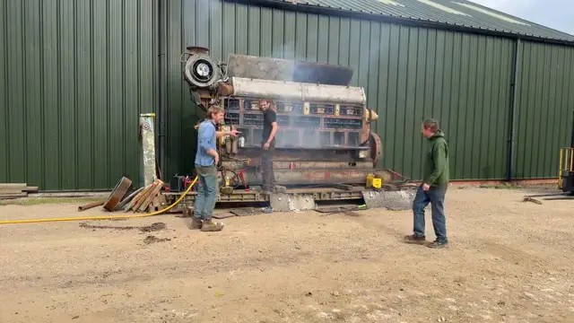 THIS 102.4 LITRE ENGINE HASN’T RUN IN YEARS…