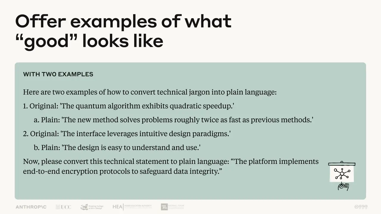 Lesson 7: Effective prompting techniques (Deep Dive) | AI Fluency: Framework & Foundations Course