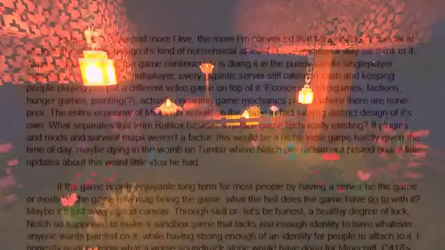 A Video Essay About Minecraft