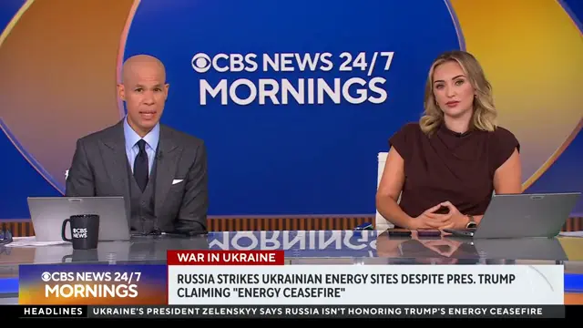 Russia strikes Ukrainian targets despite Trump's energy ceasefire claims
