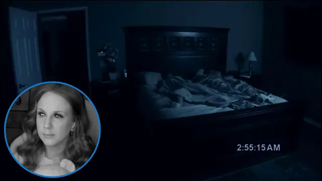 PARANORMAL ACTIVITY got me * FIRST TIME WATCHING * reaction and commentary