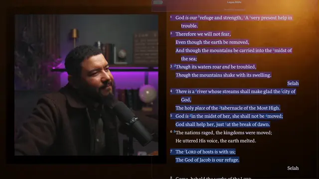 JUST SIT AND REST HERE IN GOD'S PRESENCE