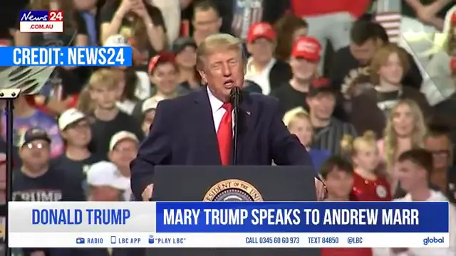 Trump's niece issues 'alarming' warning over the President's behaviour