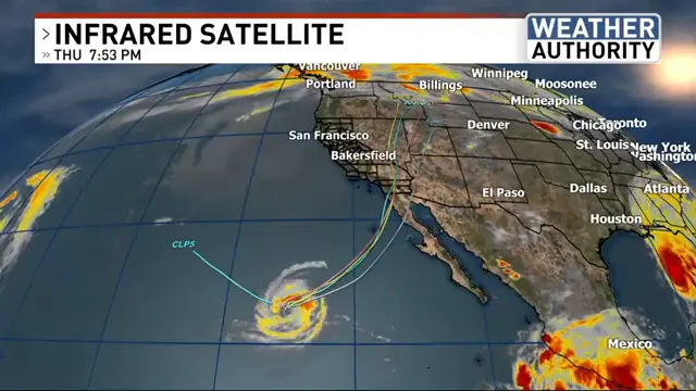 Late Night Forecast Update: Tropical Storm Rachel & Southern California?
