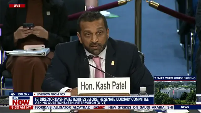 HEATED: Kash Patel & Welch get into tense exchange on Capitol Hill