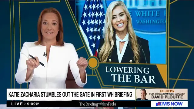 'Oh, Katie': Psaki lets loose on Trump's new press secretary