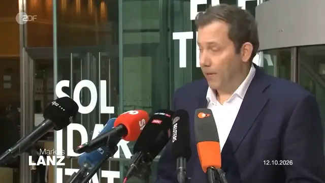 Streit in der Koalition: Wie finden SPD und CDU aus der Krise? | Markus Lanz vom 13. Oktober 2026
